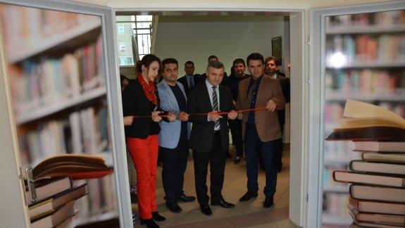 İlçe Milli Eğitim Müdürümüz Ahmet AY İBB Abdülezelpaşa Ortokulu Kütüphanesini Açtı