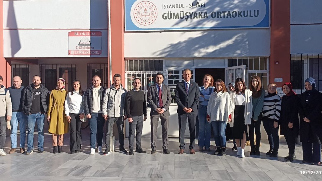 İlçe Milli Eğitim Müdürümüz Zekeriya Artar, Gümüşyaka Ortaokulu'nu  ziyaret etti.