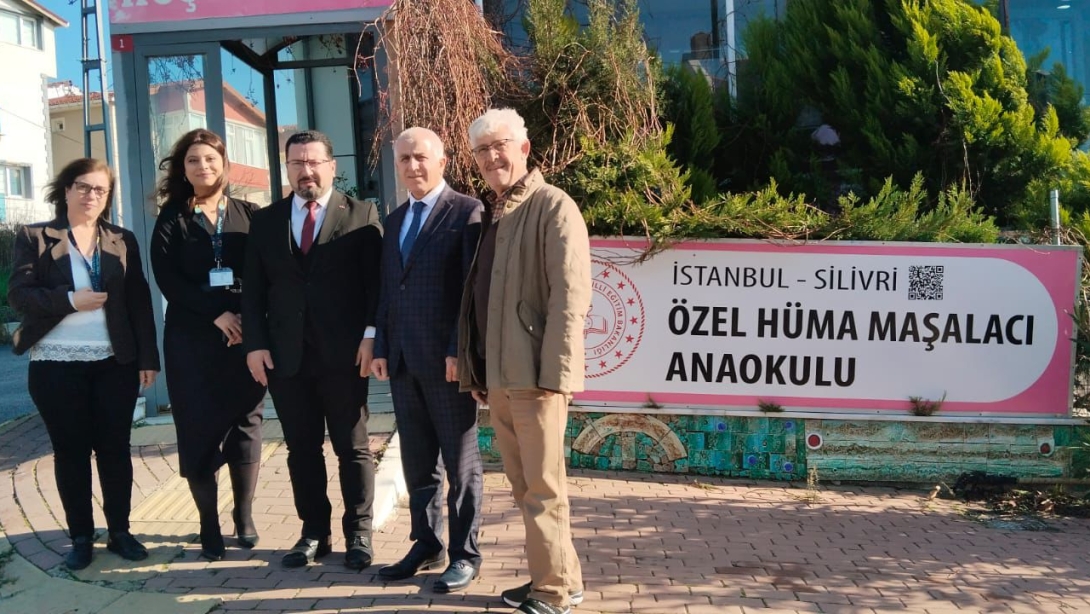 İlçe Millî Eğitim Müdürümüz İbrahim Hakkı Damat ,Özel Hüma Maşalacı Anaokulu'nu ziyaret ederek öğrencilerimize, öğretmenlerimize ve idarecilerimize başarılar diledi.